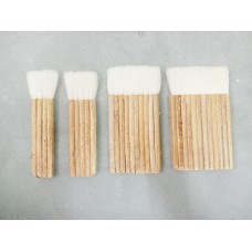 แปรงทาแชลค แปรงขนกระต่าย แปรงทาสีย้อมไม้ ขนาด 10 หัว