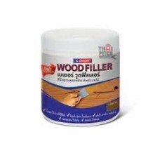 สีโป้ว Beger Wood Filler เบเยอร์ วูด ฟิลเลอร์ สีโป๊วไม้สำหรับอุดโป๊วรอยแตกของร่องไม้ รอยหัวตะปู สูตรสำเร็จ ขนาด 500 กรัม มี 4 เฉดสี