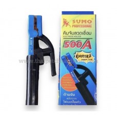 คีมจับลวดเชื่อม มือจับอ็อก 500A ตรา SUMO หุ่นเกาหลี ผลิตจากทองเหลืองเกรดพิเศษ เคลือบทองเเดง