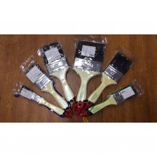 แปรงทาสีขนสัตว์อย่างดี สีดำ ตราใบไม้ BAISAGAY No.2002 (ขนหนา) ขนาด 1 นิ้ว ***ราคาพิเศษยกโหล 150 บาท***