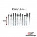 ดอกคาร์ไบด์ ดอกเจียร์ทังสเตน ดอกเจียรเหล็ก ดอกทังสเตนคาร์ไบด์ U.DIY แกน 3 มม.